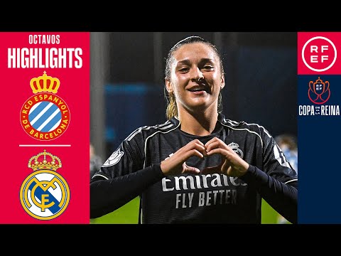 Resumen #CopaDeLaReinaIberdrola | RCD Espanyol 0-4 Real Madrid CF | Octavos de final | Temp. 2025/26