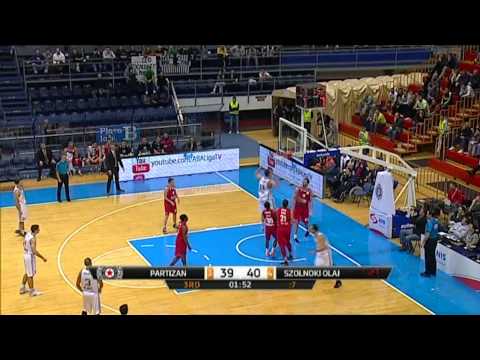 ABA Liga 2014/15, Round 14 match: Partizan NIS - Szolnoki Olaj (23.12.2014)