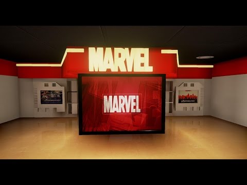 XEO lab _ MARVEL SUPERHEROES EXHIBITION IN SEOUL, KOREA. 2017.