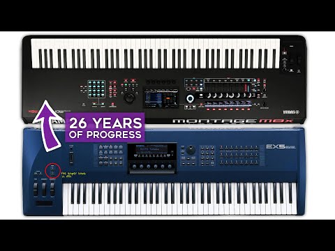 What 3 decades of tech progress in synthesizers feel like - EX5 to Montage M8X