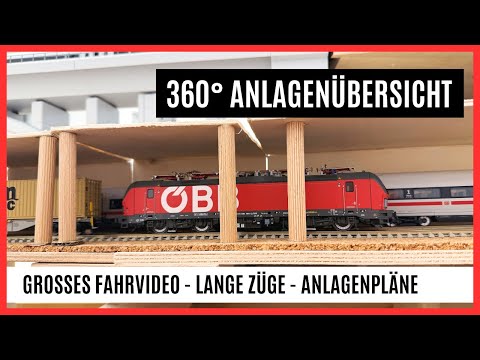 360° Anlagenübersicht I Fahrvideo Dezember 2025 H0 I Anlagenupdate und Pläne