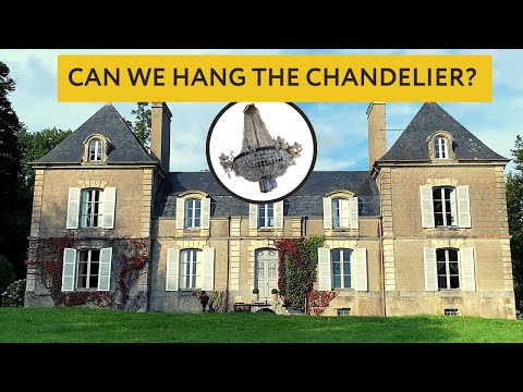 Will the chandelier make it up the GRAND CHATEAU staircase? The walled garden is EXPANDING!