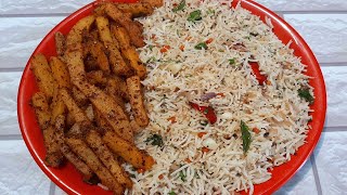 பூண்டு மிளகு சாதம் உருளைகிழங்கு மிளகு வறுவல் | Garlic Pepper Rice Potato Pepper Fry Recipe In Tamil
