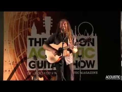 Newton Faulkner plays 'Plastic Hearts' at the London Acoustic Guitar Show 2013