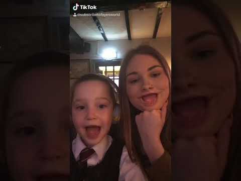 Check out TikTok and follow me at subscribe to Faye’s world