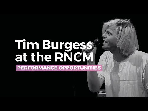 Then - Tim Burgess @ RNCM - with Joe Duddell & Cassia String Quartet
