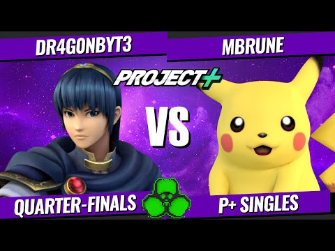 2022 dr4g0nbyt3 New Years Eve Project+ Invitational (dr4g0nbyt3) Marth vs Pikachu (Mbrune) | SSBP+