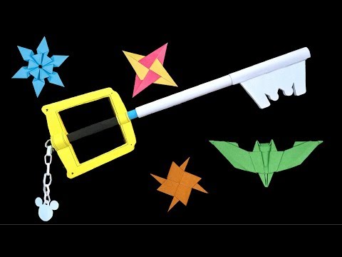 05 Easy Origami Ninja Star/Sword/Knife - How to make