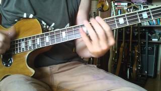 Video thumbnail for Gibson Les Paul Triumph bass 1972 test drive slap by peps579