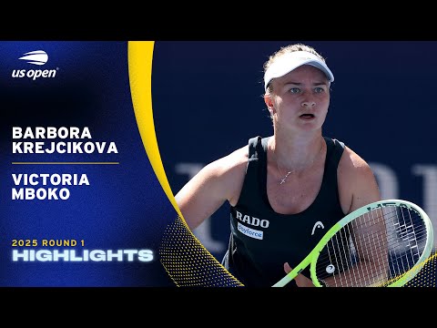 Barbora Krejcikova vs. Victoria Mboko Highlights | 2025 US Open Round 1