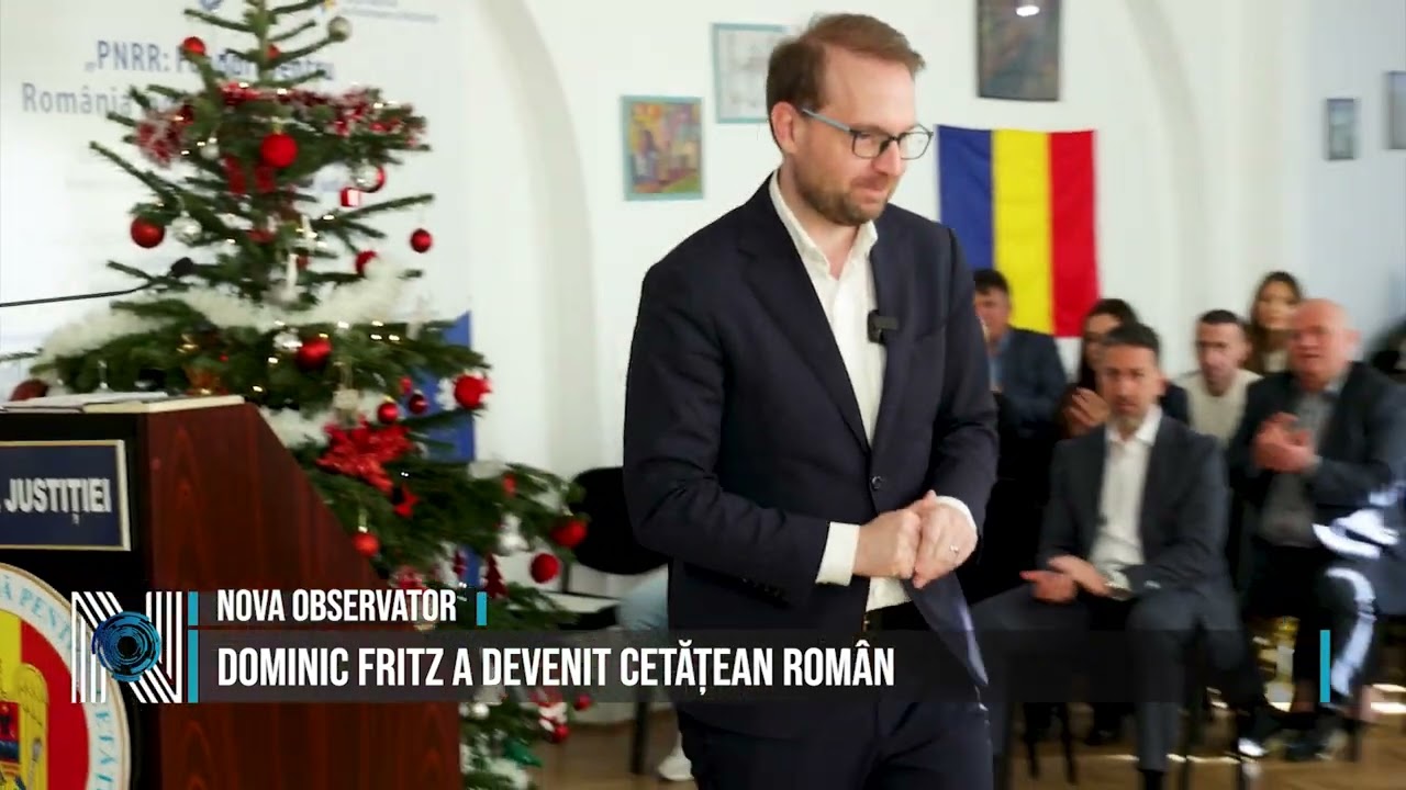 Dominic Fritz a devenit cetățean român