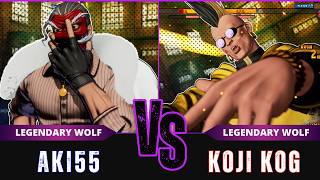 FF:CotW 🐺 AKI55 (Mr.Karate) vs KOJI KOG (Duck King)⭐Replay Match - FATAL FURY: CotW - 8/26