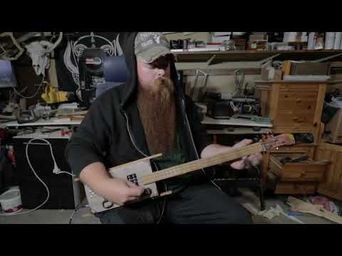 Cigar Box Guitar (CBG) - Blues Slide Jam