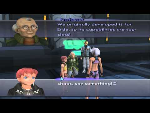 Xenosaga III HD Cutscene 166 - E.S. Asher (Labyrinthos E.S. Hangar) - ENGLISH - SWIMSUIT MODE