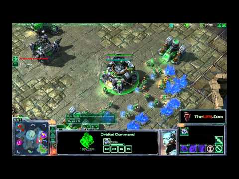 2v2 Starcraft Terran Live Cast with Scvrush and OMZ - Action Packed Game TZ vs ZP
