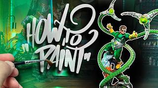 Painting Doctor Octopus 3D Printed Statue