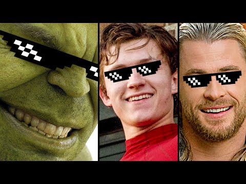 TOP 10 MELHORES PATADAS E MITAGENS DOS SUPER HEROIS | #2 | [COMPILADO]