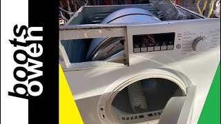 Cleaning and testing a bosch vented tumble dryer
