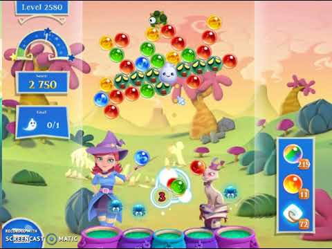 Bubble Witch 2 Saga Level 2580  with no booster