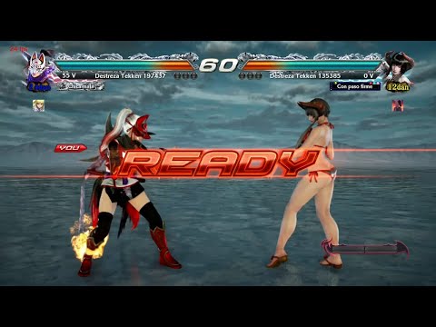 306_5 Kunimitsu Ryona ( Anakin x24 ) vs (Monteblanco) Eliza - Tekken 7 Online sin Grafica Dual Ch
