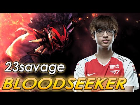 NEVER TRASHTALK WITH PROS. 23savage BLOODSEEKER TRASHTALK WITH JIMMYX FULL GAMEPLAY Dota 2