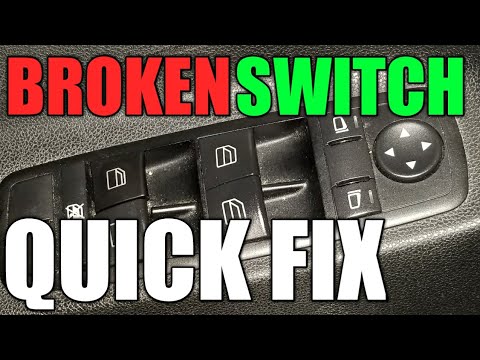Mercedes Window Switch Quick Fix | DIY