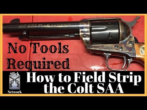 Colt Single Action Army: How to Field Strip the Colt SAA