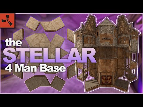 The Stellar *TANKY* 2x1 - Quad Man Base - BUNKERS & OPENCORE - Rust Base Designs 2023
