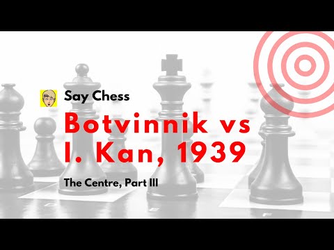 Botvinnik vs. I. Kan (1939), How to play with doubled pawns in the centre