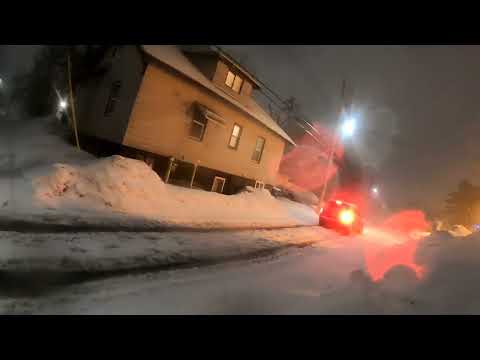 walking in snow covered rain  after the thunderstorm turned to snow today 3/31/2023 st cloud mn
