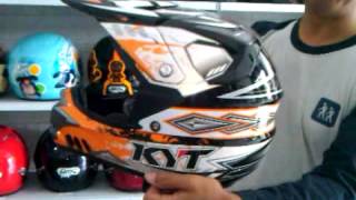 preview picture of video 'helm kyt cross over seri diamond bk or'