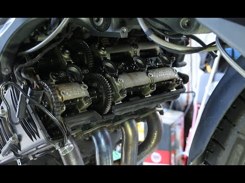 Thumbnail for BMW K1300R major service valve clearance check by BMW K1300R