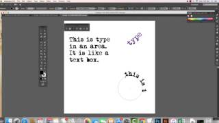 An Overview of Type in Illustrator CC