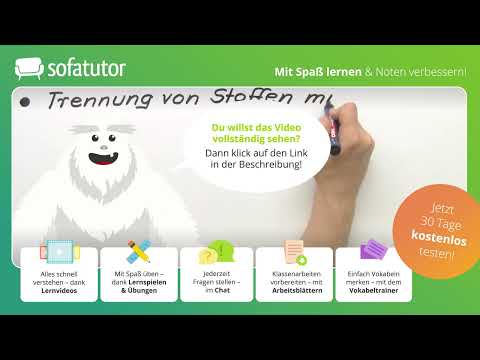 Trennverfahren in der Chemie – Was ist ein Trennverfahren? inkl. Beispiele