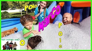 Marco Polo In Bounce House Foam Pit / That YouTub3 Family