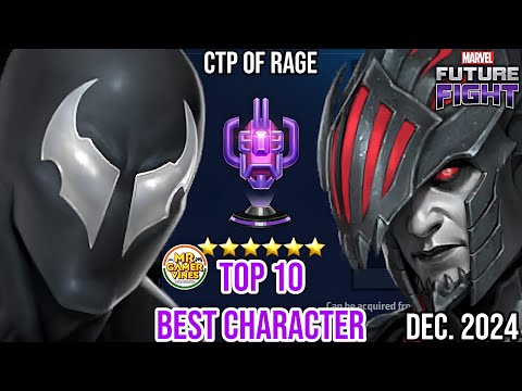 TOP 10 Best Character for CTP of Rage (Dec. 2024) | Marvel Future Fight