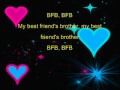 Victoria Justice- Best Friends Brother (BFB) Lyrics ...