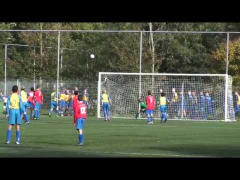 1/8 finale KNVB Beker FC Lisse D1 - FC Zoetermeer D1 dd 18-10-2014