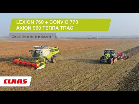 CLAAS In Campo 2020 - LEXION 760 TT+ CONVIO 770 & AXION 960 TT