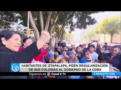 Video: Habitantes de Iztapalapa, piden regularización de sus colonias al gobierno de la CDMX