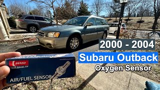 DIY 2000 2001 2002 2003 2004 Subaru Outback Replacing Upstream Oxygen Sensor