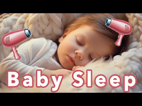 Sanfter Baby Fön Sound 10 Hours | Haarfön Geräusche zum Einschlafen / Hair Dryer