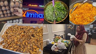 Aj dil bht khush tha || Aloo methi || Dry fruit crackers || Grocery shopping