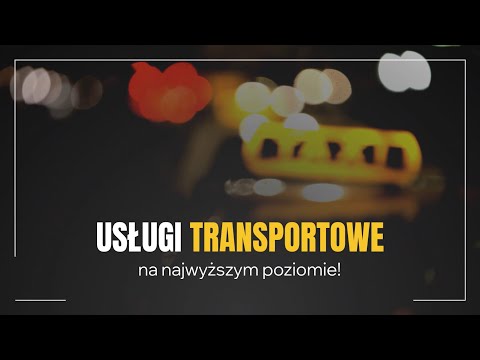 Usługi transportowe - transfer na lotnisko - Maciej Stolat - video