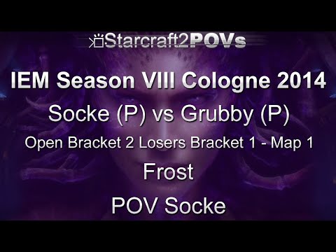 SC2 HotS - IEM VIII Cologne 2014 - Socke vs Grubby - OB2 LB1 - Map 1 - Frost - Socke