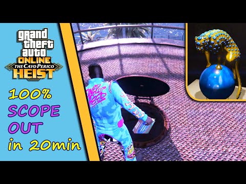 UNCUT | Cayo auf 100% AUSSPÄHEN IN 20 MIN ALLE Ausrüstungen, Beute, Streckmittel - GTA5 Online PS4