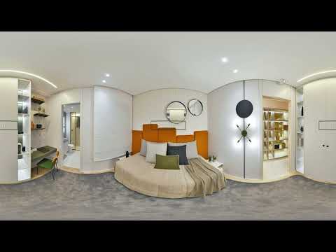 BoulevarDiálogo Butantã I Decorado de 134m² I Tour virtual 360º