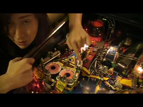 Twilight Zone Pinball Upper Playfield Mod - $5 Blinky LEDs