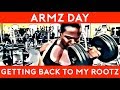 Natural Bodybuilding | Armz Korleone ~ Armz day