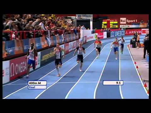 400m men final European Athletics Championships 2011, Paris